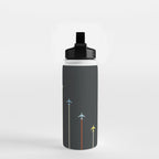 Retro Airplanes 06 Water Bottle Gallery Image 2