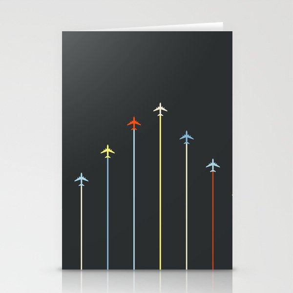 Retro Airplanes 06 Stationery Card Gallery Image 1
