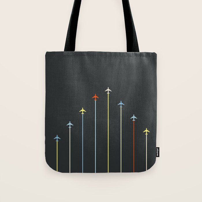 Retro Airplanes 06 Tote Bag Gallery Image 1