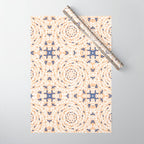 Pink Circular Nature Tiles PB Wrapping Paper Gallery Image 1