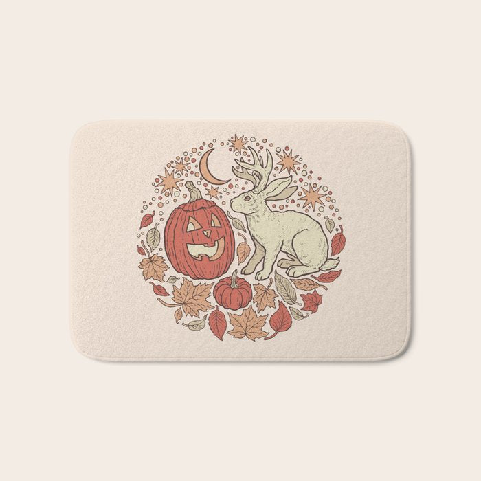 Halloween Friends | Autumn Palette Bath Mat Gallery Image 1