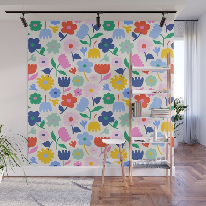 Floral Medley - Spring Wall Mural Gallery Image 1