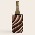 Wavy Stripes XLIX - Mocha Coffee Wine Chiller Gallery Image 1