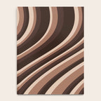 Wavy Stripes XLIX - Mocha Coffee Notebook Gallery Image 4