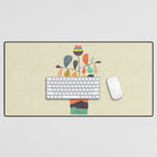 Potted Plant 4 Desk Mat Gallery Image 1