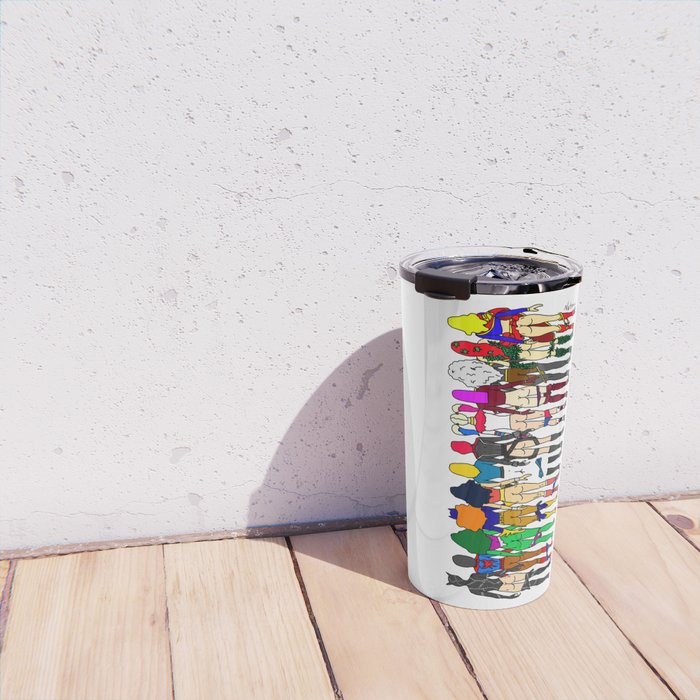 Superhero Butts - Girls Superheroine Butts LV Travel Mug Gallery Image 4