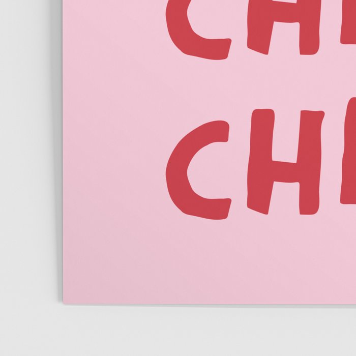 Cheers. Cocktails and Drinks in Pink and Red Poster Gallery Image 3