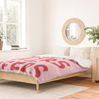 Cheers. Cocktails and Drinks in Pink and Red Duvet Cover Gallery Image 2