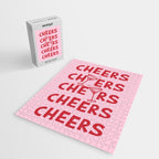Cheers. Cocktails and Drinks in Pink and Red Jigsaw Puzzle Gallery Image 2