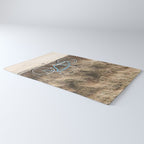 Blue Beach Bike In Holland Photo | Dutch Grass Dunes Summer Holiday Art Print | Europe Travel Photography Rug Gallery Image 3