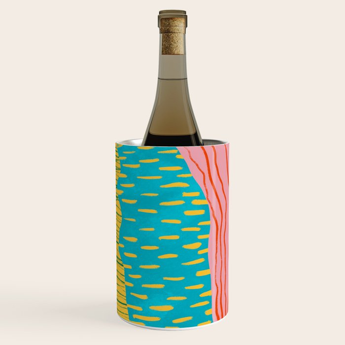 Pop Pattern Collage | PATTERN 10: The Retro Edition Wine Chiller Gallery Image 1