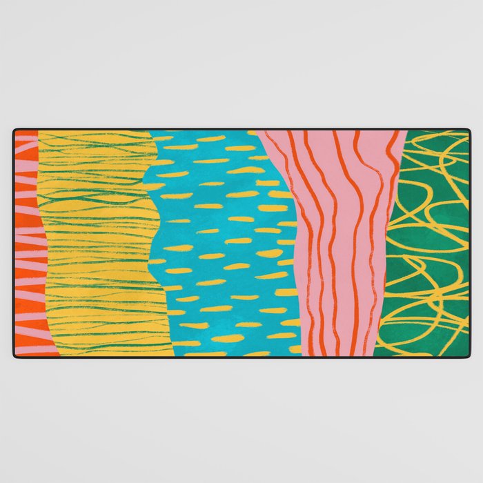 Pop Pattern Collage | PATTERN 10: The Retro Edition Desk Mat Gallery Image 3