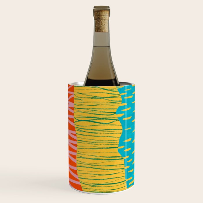 Pop Pattern Collage | PATTERN 10: The Retro Edition Wine Chiller Gallery Image 2