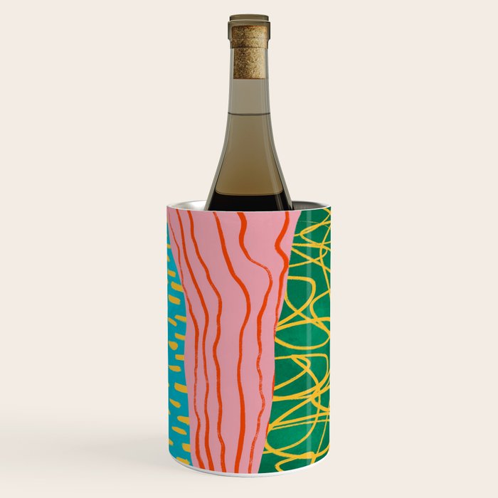 Pop Pattern Collage | PATTERN 10: The Retro Edition Wine Chiller Gallery Image 3