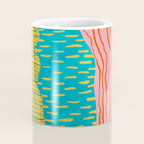Pop Pattern Collage | PATTERN 10: The Retro Edition Coffee Mug Gallery Image 4