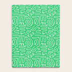 Colorful abstract fun line doodle art pattern Notebook Gallery Image 4