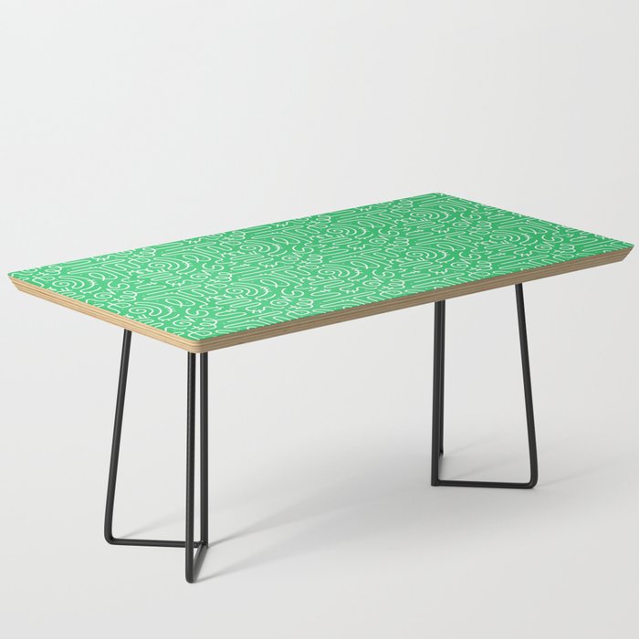 Colorful abstract fun line doodle art pattern Coffee Table Gallery Image 1
