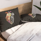 Flower Heart Spring Pillow Sham Gallery Image 2