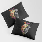 Flower Heart Spring Pillow Sham Gallery Image 3