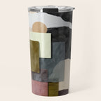 Soft Geometry II Travel Mug Gallery Image 1