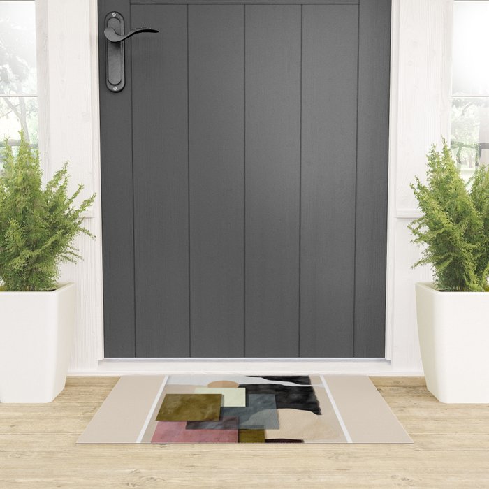 Soft Geometry II Welcome Mat Gallery Image 3