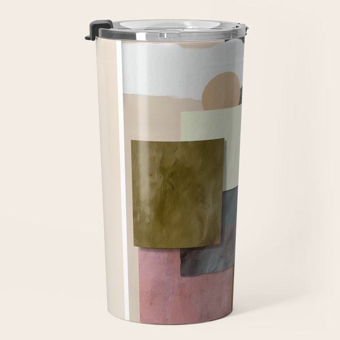 Soft Geometry II Travel Mug Gallery Image 3