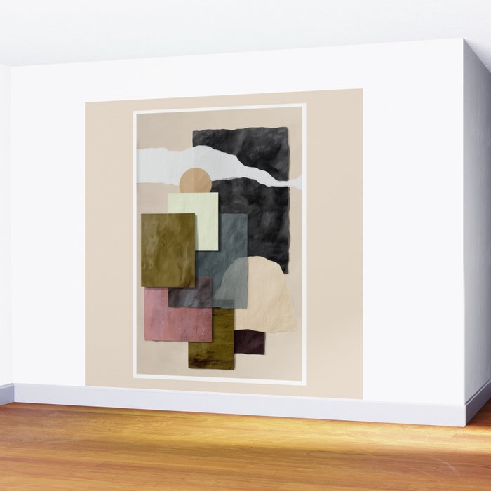 Soft Geometry II Wall Mural Gallery Image 2