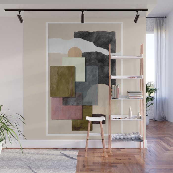 Soft Geometry II Wall Mural Gallery Image 1