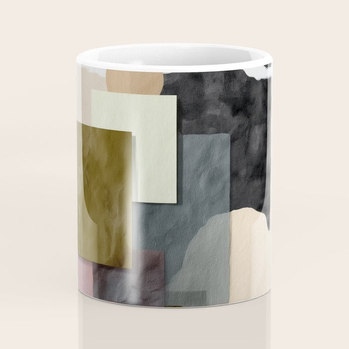 Soft Geometry II Coffee Mug Gallery Image 4