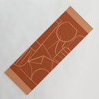 Abstract Line Shapes Yoga Mat Gallery Image 1