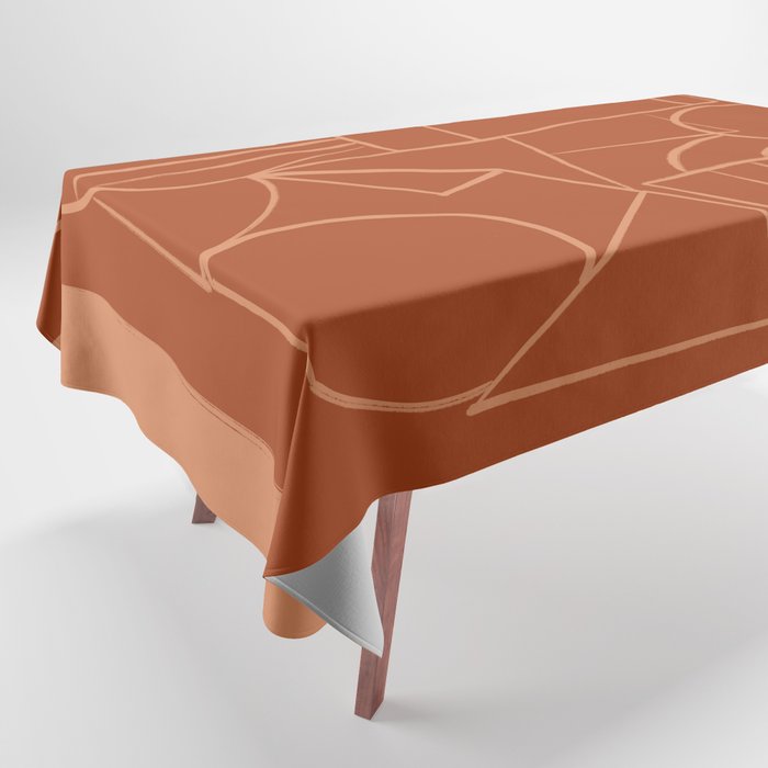 Abstract Line Shapes Tablecloth Gallery Image 1