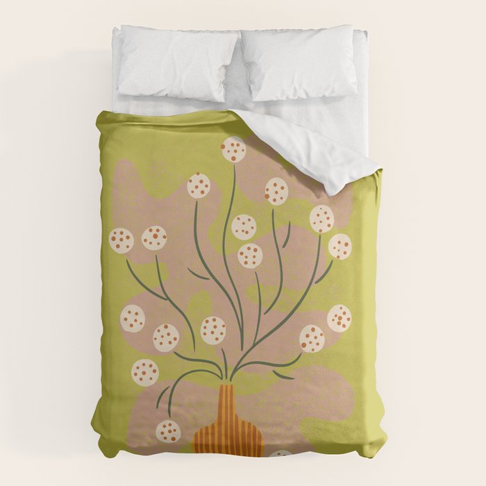 Round Flower Still Life Duvet Cover Gallery Image 6