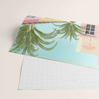Retro Meditarranean coloful houses seascape Wrapping Paper Gallery Image 2