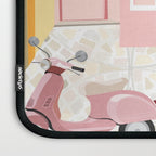 Retro Meditarranean coloful houses seascape Laptop Sleeve Gallery Image 3