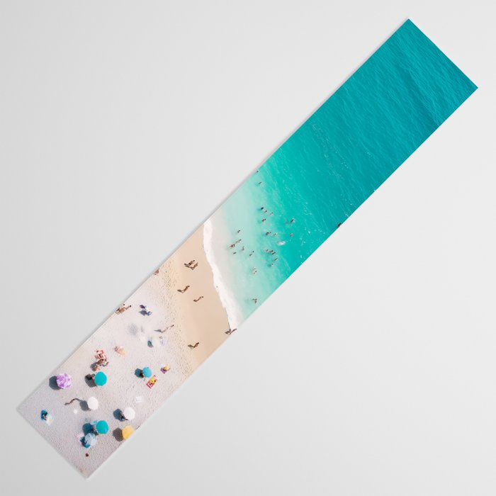 Beach Aesthetic Photography - Aerial View Table Runner Gallery Image 3