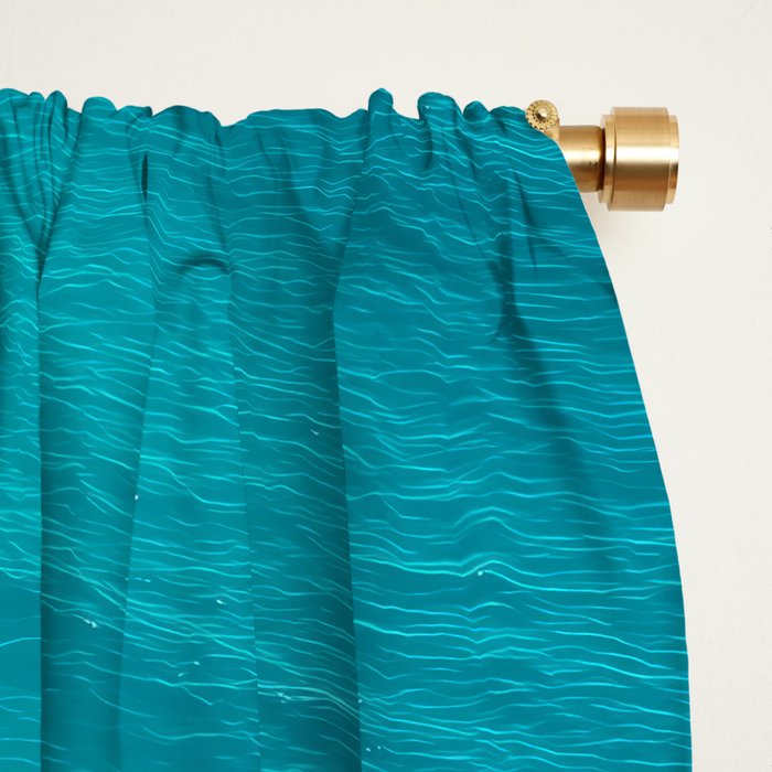Beach Aesthetic Photography - Aerial View Window Curtain Gallery Image 2