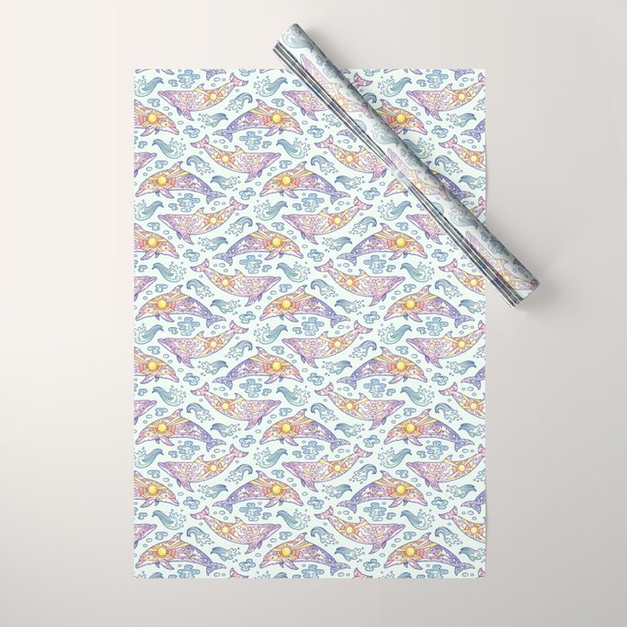 Daybreak Dolphins Wrapping Paper Gallery Image 1