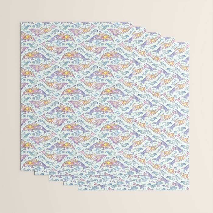 Daybreak Dolphins Wrapping Paper Gallery Image 3