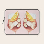 Aperol Spritz: Retro Classic Cocktail 01 Laptop Sleeve Gallery Image 1