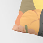 Cute Halloween Black Cat with Pumpkins and Bats Pillow Sham Gallery Image 4