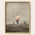 These cities burned my soul Serving Tray Gallery Image 1