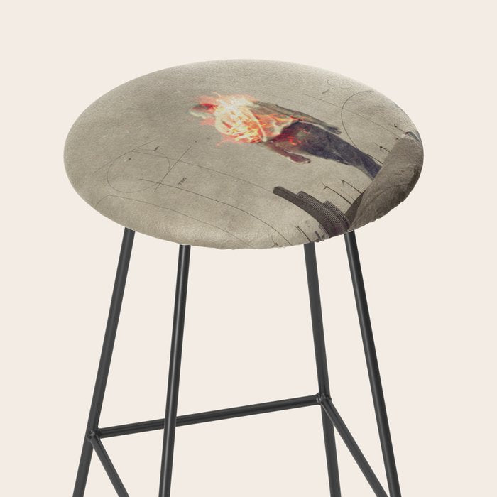These cities burned my soul Stool Gallery Image 2