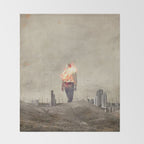 These cities burned my soul Throw Blanket Gallery Image 2