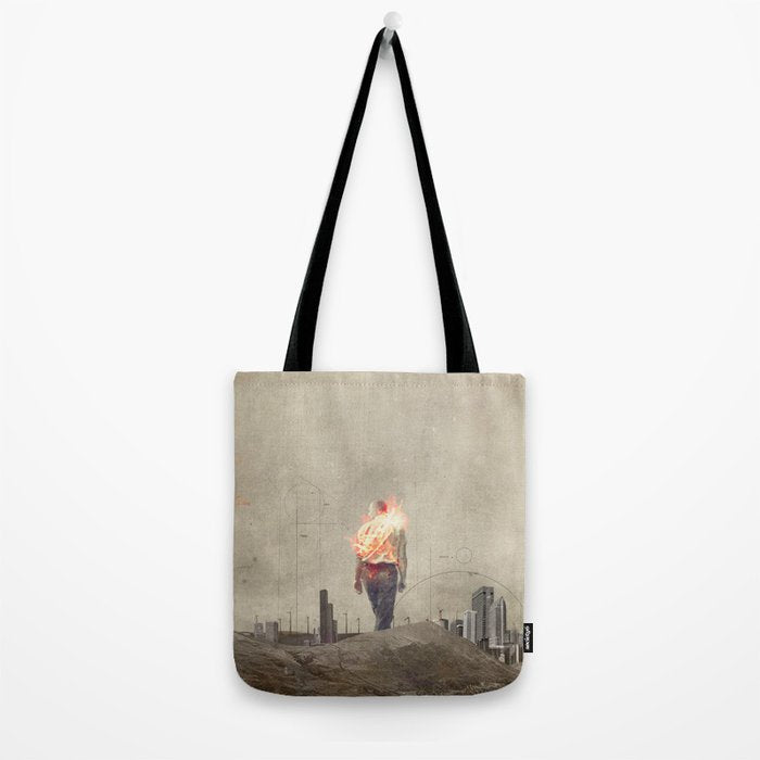 These cities burned my soul Tote Bag Gallery Image 2