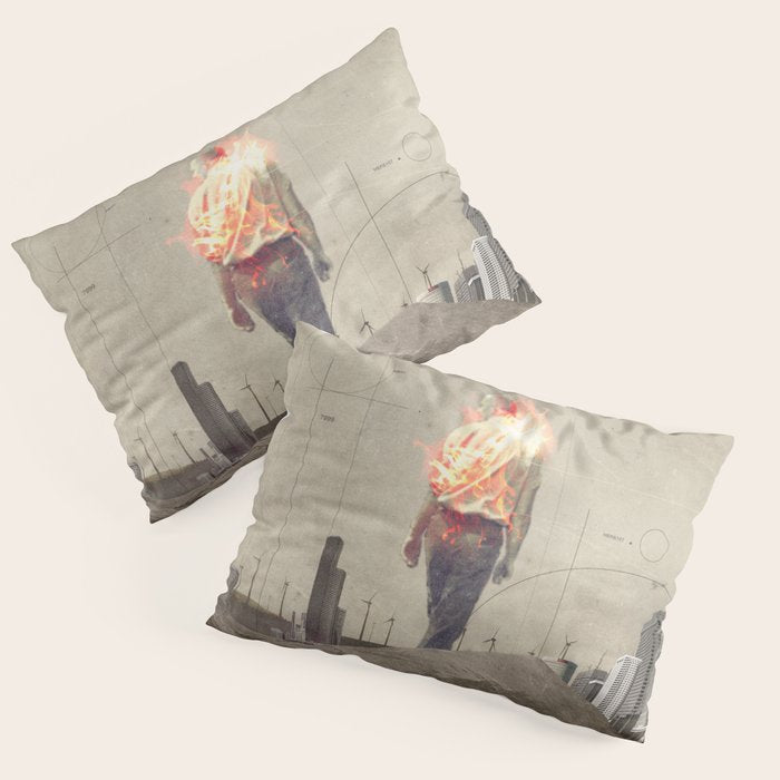 These cities burned my soul Pillow Sham Gallery Image 3