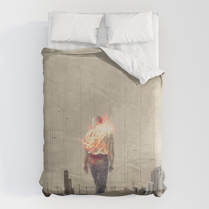 These cities burned my soul Comforter Gallery Image 6