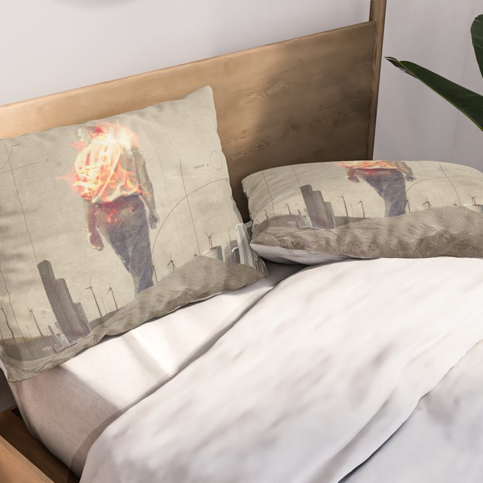 These cities burned my soul Pillow Sham Gallery Image 2