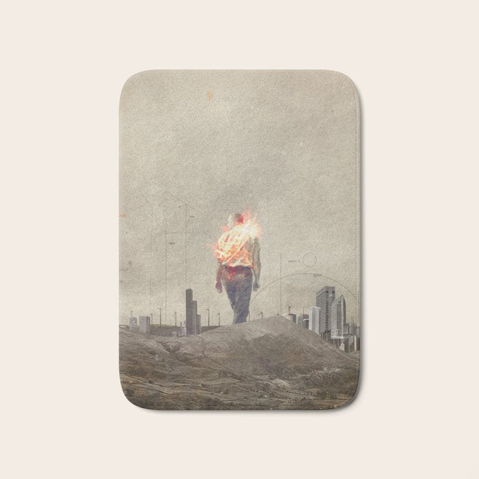 These cities burned my soul Bath Mat Gallery Image 1