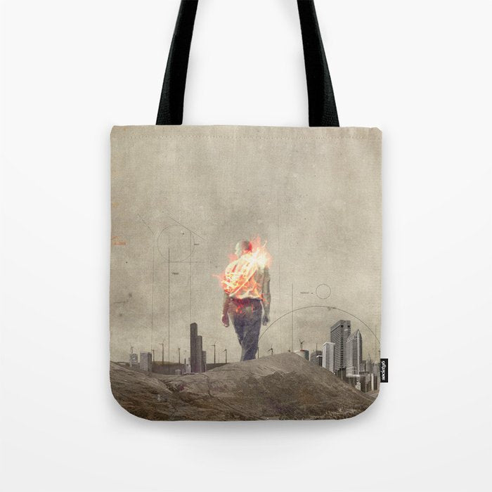 These cities burned my soul Tote Bag Gallery Image 1