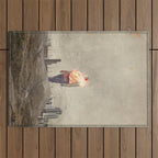 These cities burned my soul Outdoor Rug Gallery Image 1